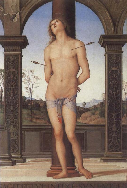 Pietro Perugino St Sebastian China oil painting art